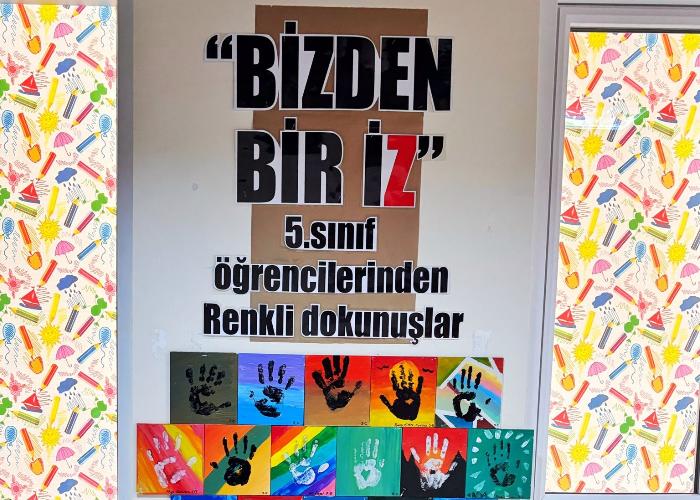 BİZDEN BİR İZ ATÖLYESİNDE RENKLERLE İZ BIRAKTILAR