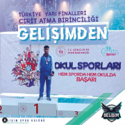 CİRİT ATMADA TÜRKİYE BİRİNCİLİĞİ