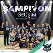 GENÇ KIZ VOLEYBOL TAKIMIMIZ ESKİŞEHİR ŞAMPİYONU