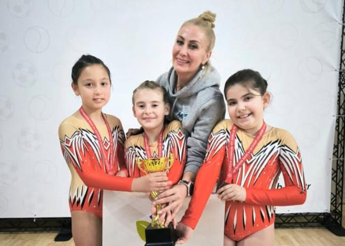 CİMNASTİKTE İL ÜÇÜNCÜLÜĞÜ