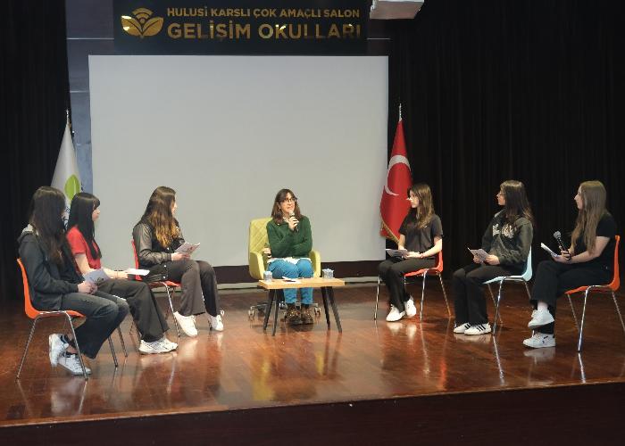 YAZAR MELİSA KESMEZ LİSE ÖĞRENCİLERİMİZLE BULUŞTU